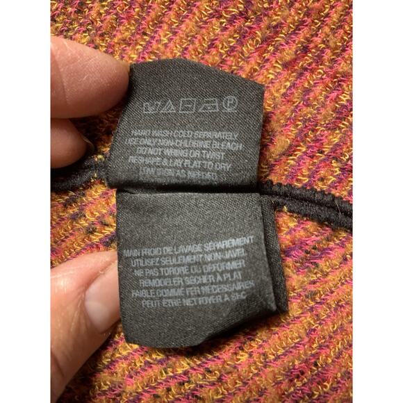 Moth by Anthropologie Paisley Intarsia Boho Cardigan Knit Sweater Size L - Picture 6 of 7